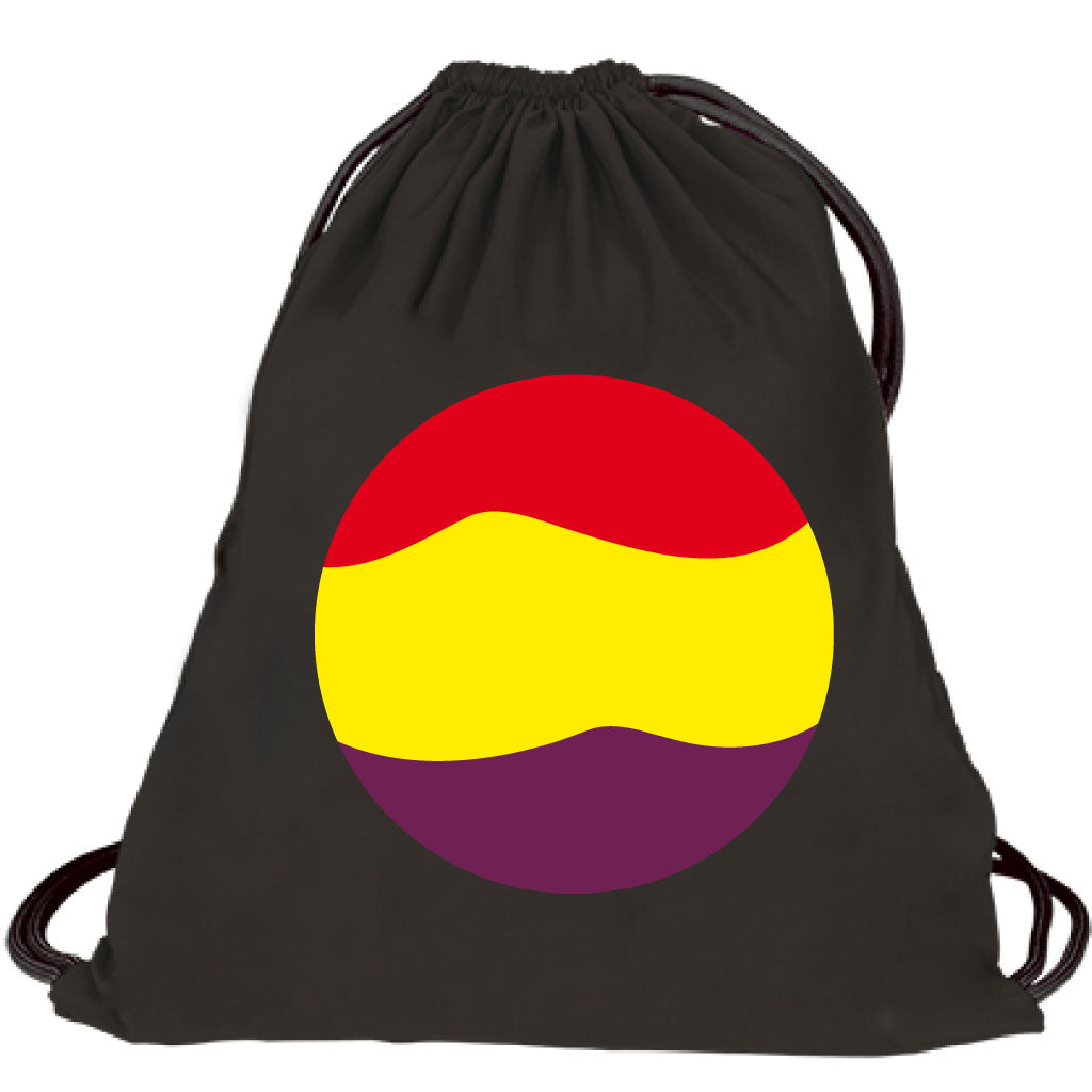 Mochila - Bandera redonda.