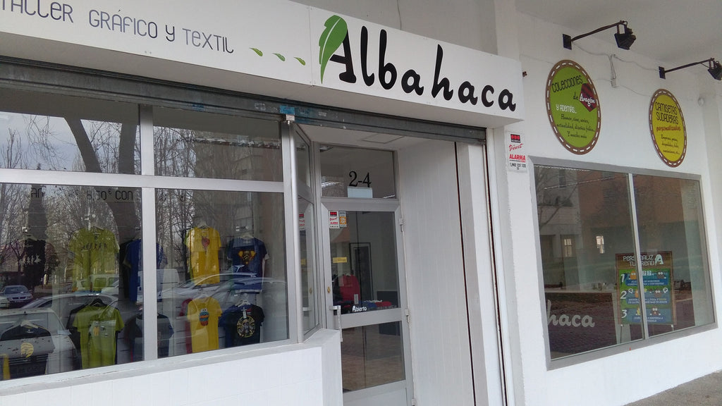 ¡CAMISETAS ALBAHACA HA LLEGADO A ZARAGOZA!