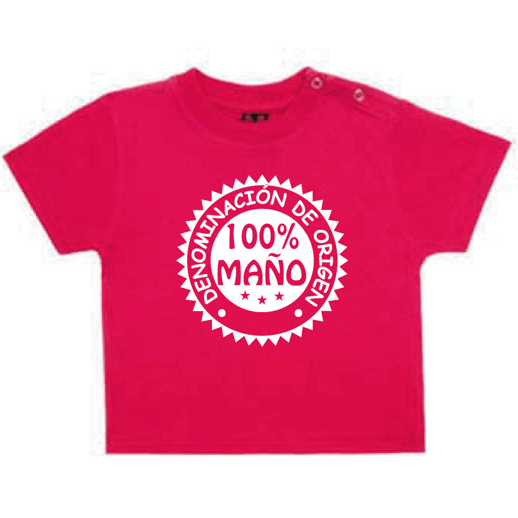 Camiseta de 0 a 2 años - 100% Maño.