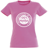 Camiseta mujer cuello redondo - 100% Maña.