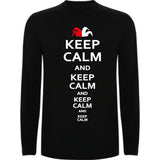 Camiseta manga larga chico - Keep calm and keep calm