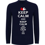 Camiseta manga larga chico - Keep calm and keep calm