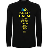 Camiseta manga larga chico - Keep calm and keep calm