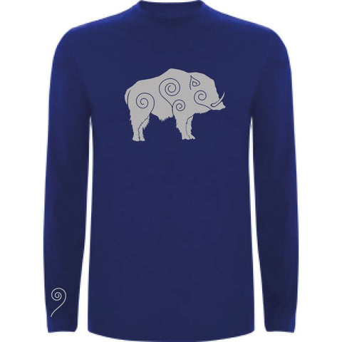 Camiseta manga larga chico - Jabalí