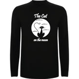 Camiseta manga larga chico - The cat on the moon