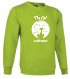 Sudadera sin capucha - The cat on the moon