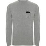 Camiseta manga larga chico - Bolsillo