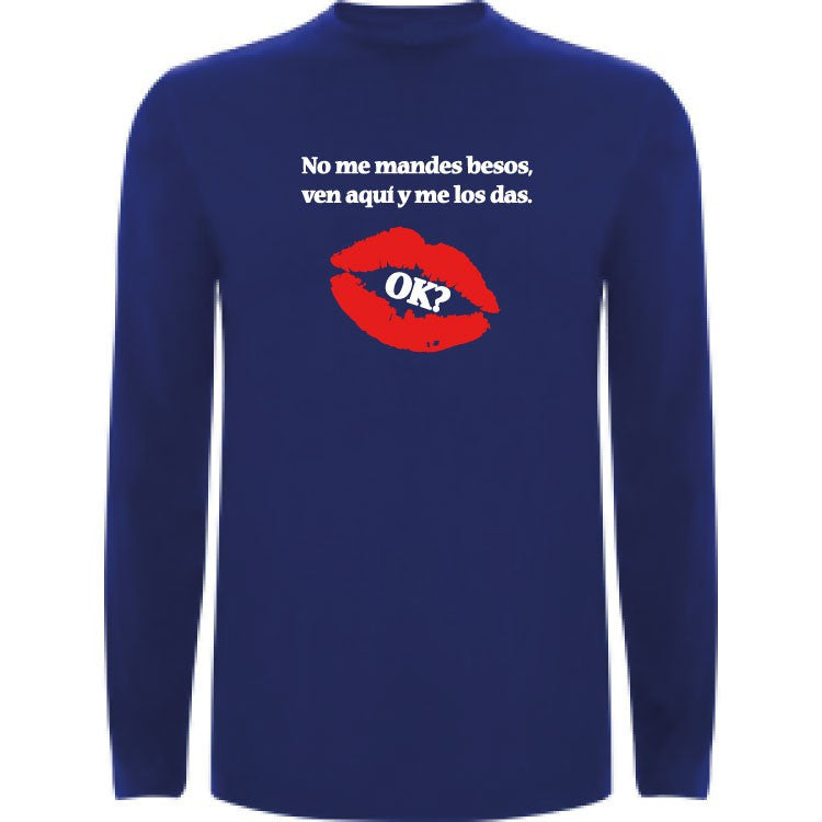 Camiseta manga larga chico - Besos