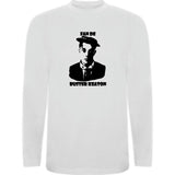 Camiseta manga larga chico - Fan de Buster Keaton