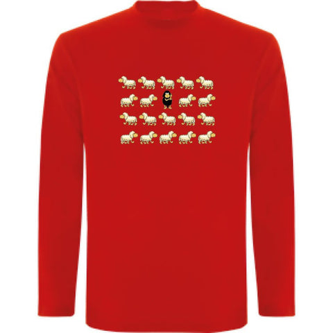 Camiseta manga larga chico - Ovejas