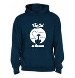 Sudadera infantil con capucha - The cat on the moon