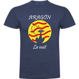 Camiseta hombre manga corta - Aragón la nuit.