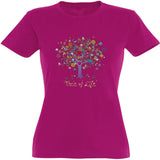 Camiseta mujer cuello redondo - Árbol de la vida.