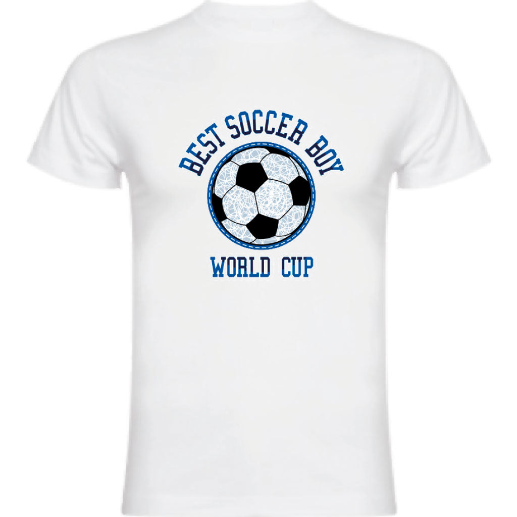 Camiseta hombre manga corta - Balón Best soccer boy.