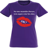 Camiseta mujer cuello redondo - Besos.