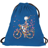 Mochila - Bicicleta mariposas.