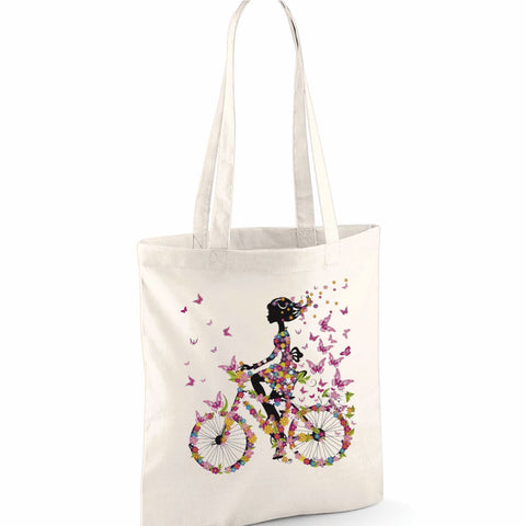 Bolsa - Bicicleta mariposas.