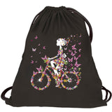 Mochila - Bicicleta mariposas.