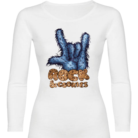 Camiseta mujer manga larga - Monster cookies