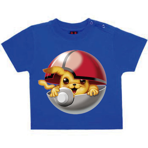 Camiseta de 0 a 2 años - Bola roja.