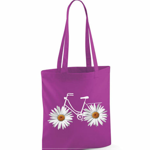 Bolsa - Bicicleta margaritas.