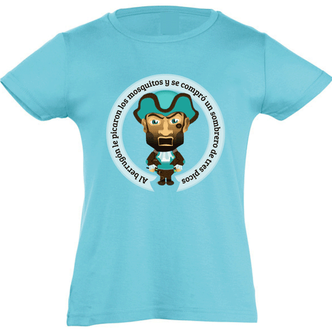 Camiseta manga corta niña - Cabezudo El Berrugón.