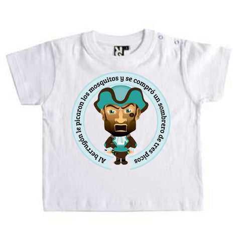 Camiseta de 0 a 2 años - Cabezudo El Berrugón.