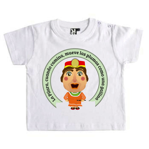 Camiseta de 0 a 2 años - Cabezudo La Pilara.