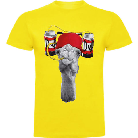 Camiseta hombre manga corta - Camello Duff.