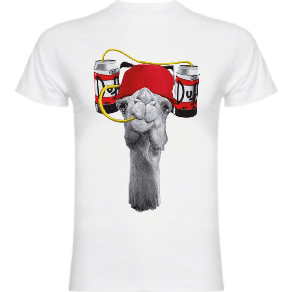 Camiseta hombre manga corta - Camello Duff.