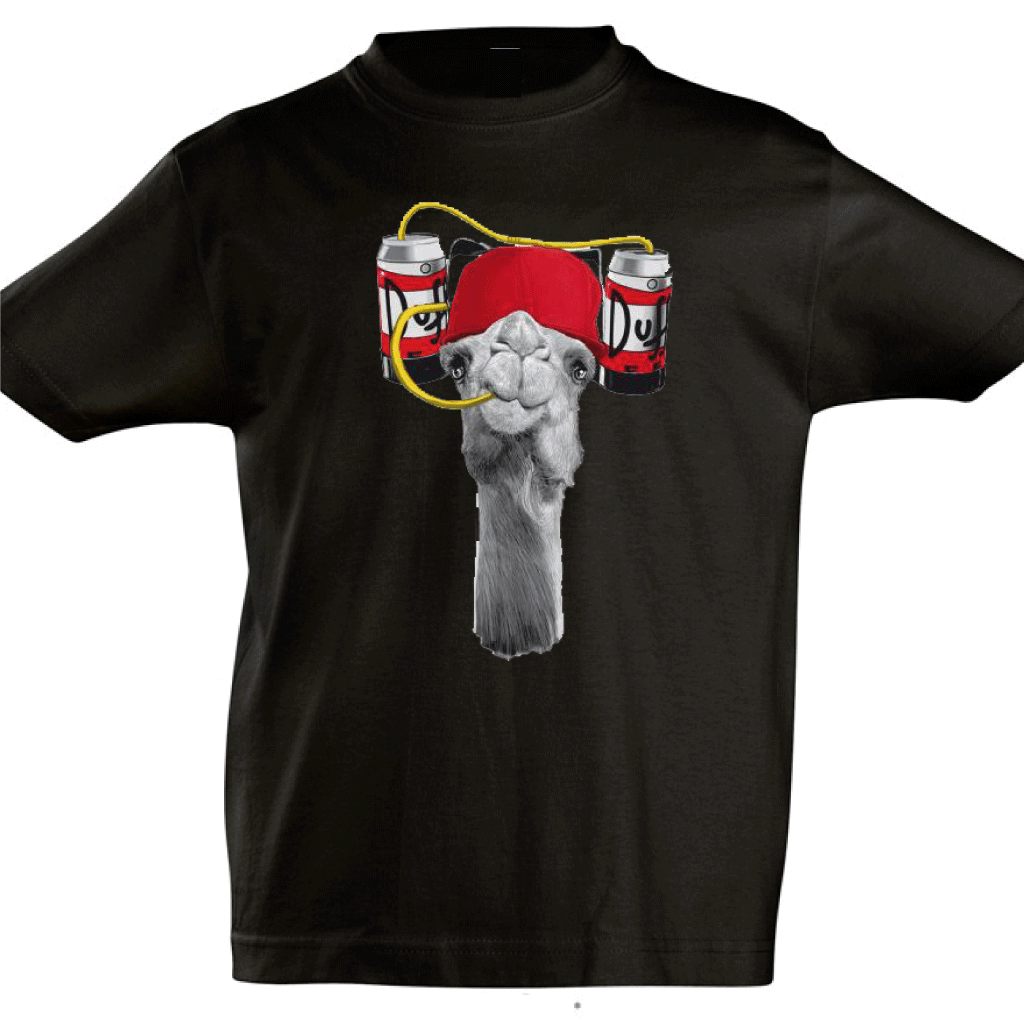 Camiseta manga corta niño - Camello Duff.