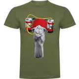 Camiseta hombre manga corta - Camello Duff.