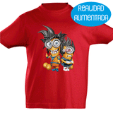 Camiseta manga corta niño -Bolas Realidad Aumentada.