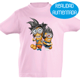 Camiseta manga corta niño -Bolas Realidad Aumentada.