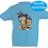 Camiseta manga corta niño -Bolas Realidad Aumentada.