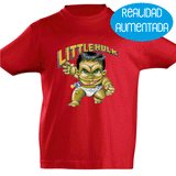 Camiseta manga corta niño - Little Hulk Realidad Aumentada.