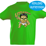 Camiseta manga corta niño - Little Hulk Realidad Aumentada.