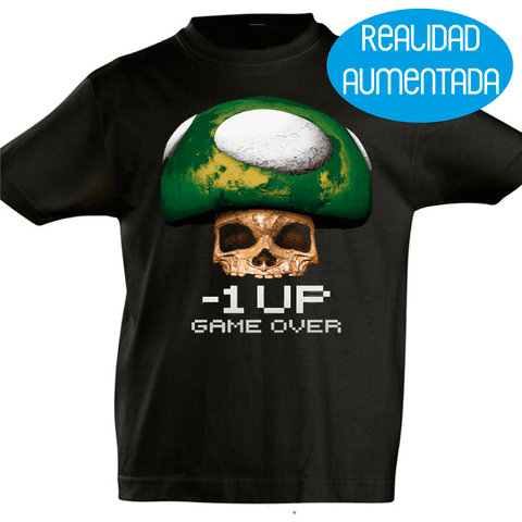 Camiseta manga corta niño - One Up Realidad Aumentada.