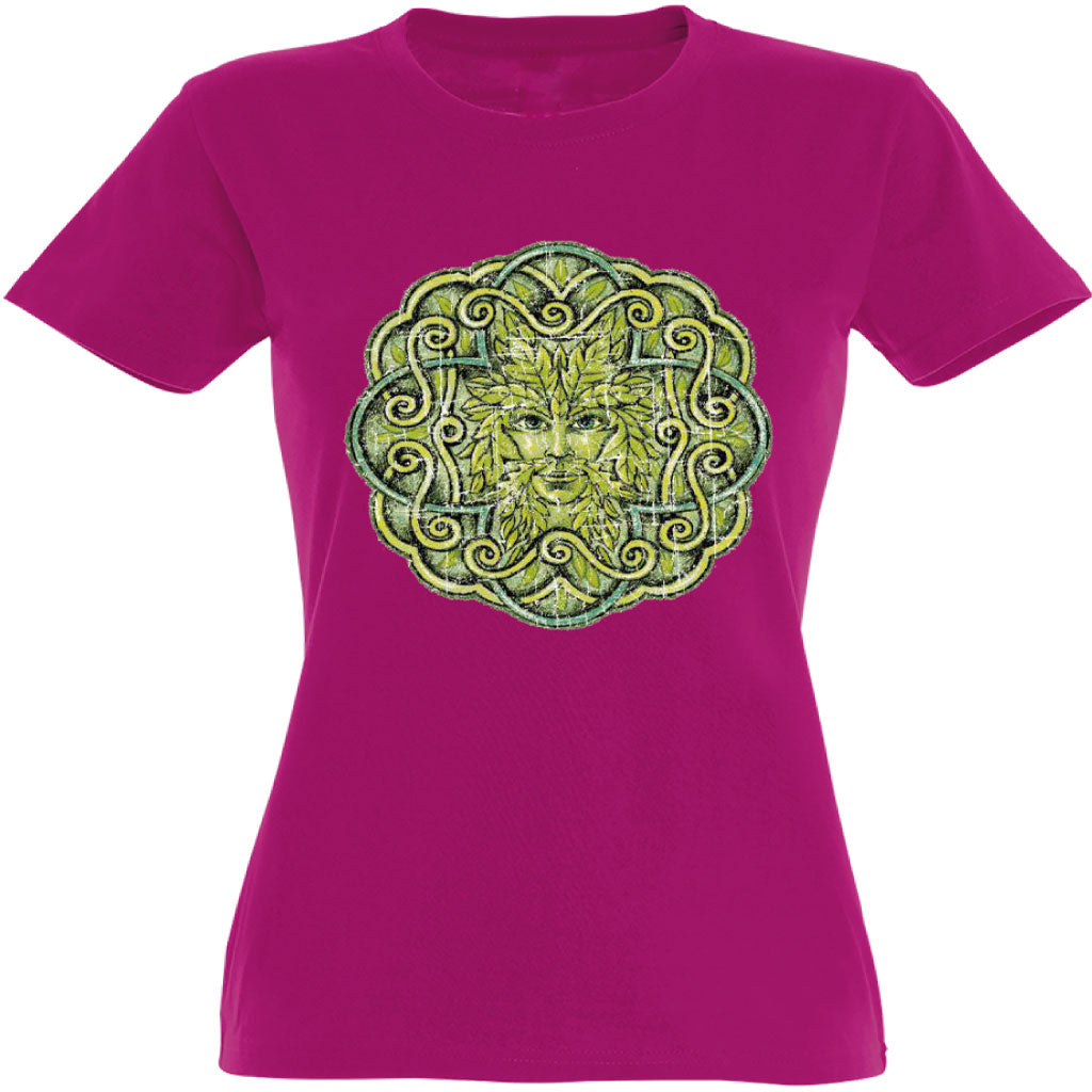 Camiseta mujer cuello redondo - Cara escondida.