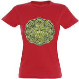 Camiseta mujer cuello redondo - Cara escondida.