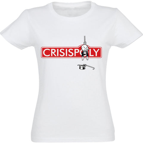 Camiseta mujer cuello redondo - Crisispoly.