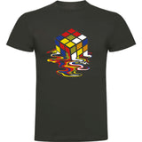 Camiseta hombre manga corta - Cubo de Rubik.