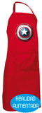 Delantal - Escudo Capitán América Realidad Aumentada.