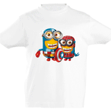 Camiseta manga corta niño - Dos Superhéroes.