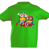 Camiseta manga corta niño - Dos Superhéroes.