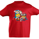 Camiseta manga corta niño - Dos Superhéroes.