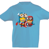 Camiseta manga corta niño - Dos Superhéroes.