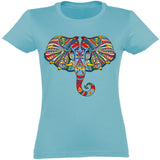 Camiseta mujer cuello redondo - Elefante.