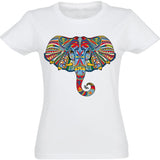 Camiseta mujer cuello redondo - Elefante.