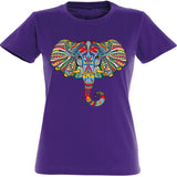 Camiseta mujer cuello redondo - Elefante.